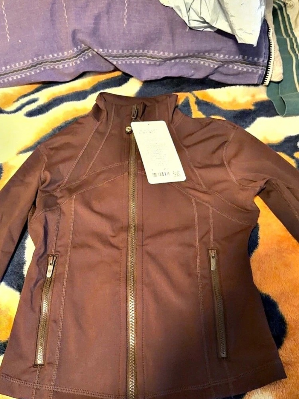 Lululemon Define cropped Jacket Brown Jacket